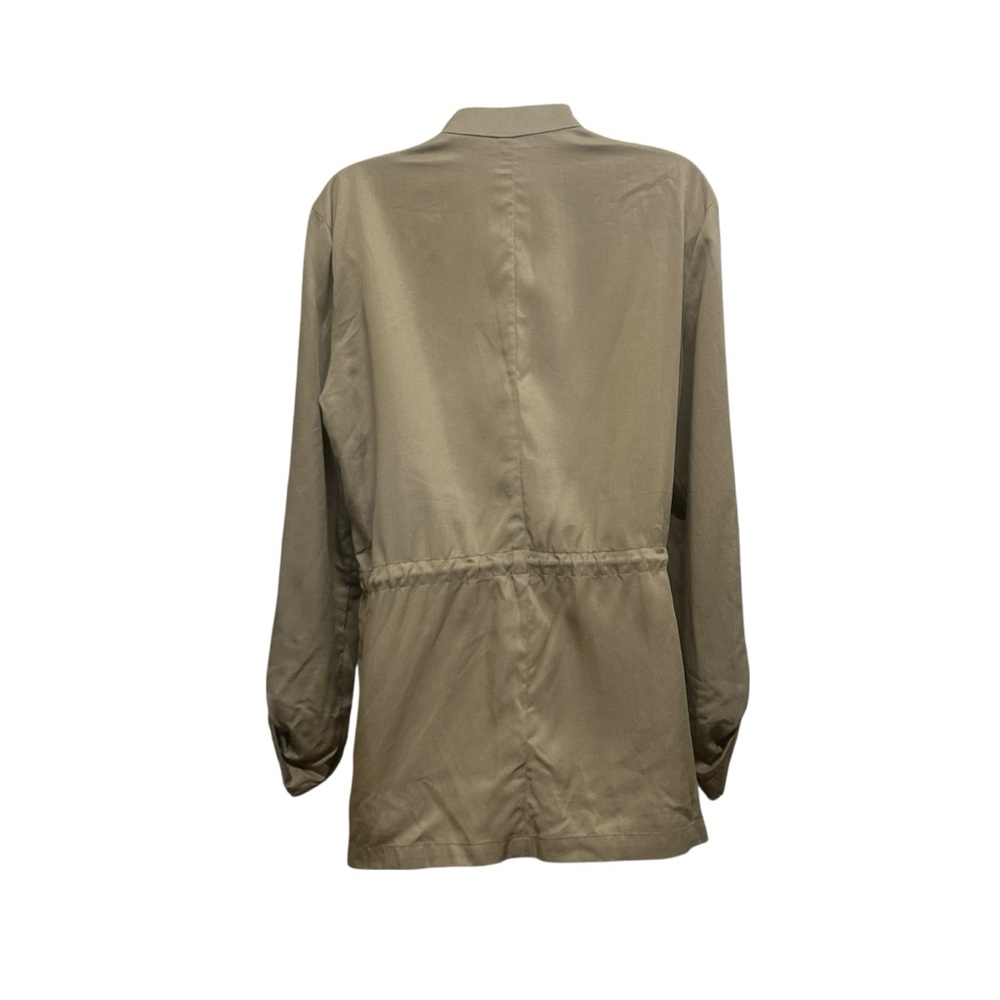 Carolina Belle Green Long Sleeve Drawstring Waist Cardigan Jacket Size L - Picture 5 of 7
